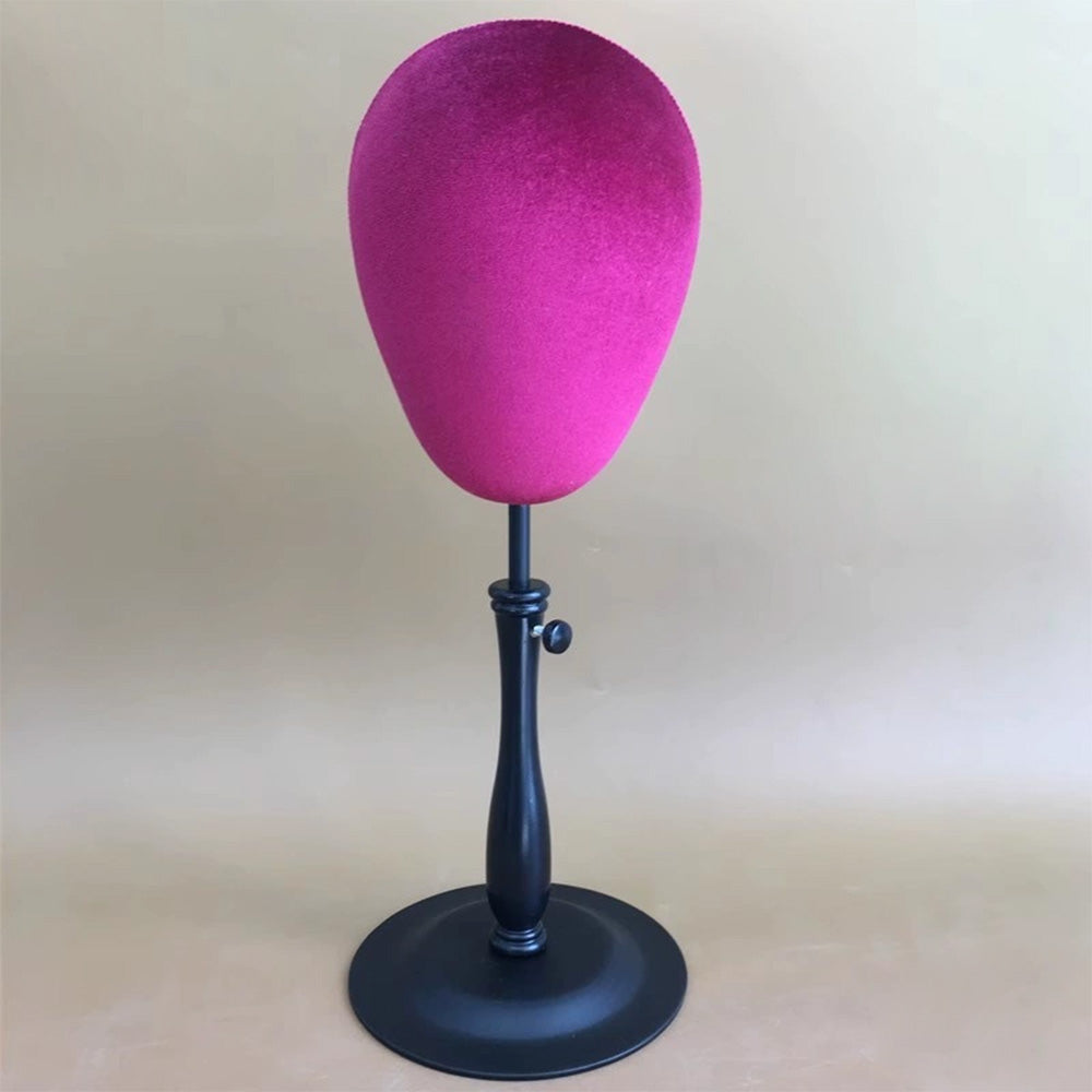 JELIMATE Glitter Diamond Wig Stand, Pinnable Sparkle Mannequin Head for Window Display