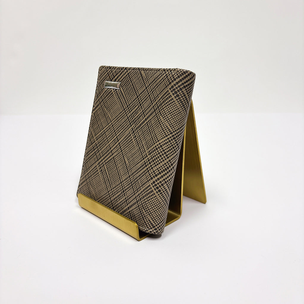 Jelimate Gold Stainless Steel Purse Stand – Adjustable Handbag & Wallet Display for Home & Boutique