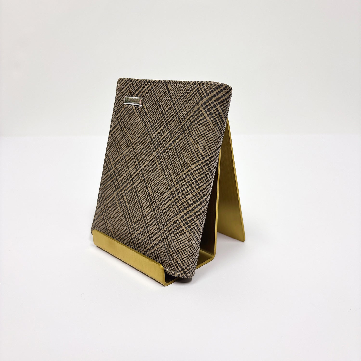 Jelimate Gold Stainless Steel Purse Stand – Adjustable Handbag & Wallet Display for Home & Boutique