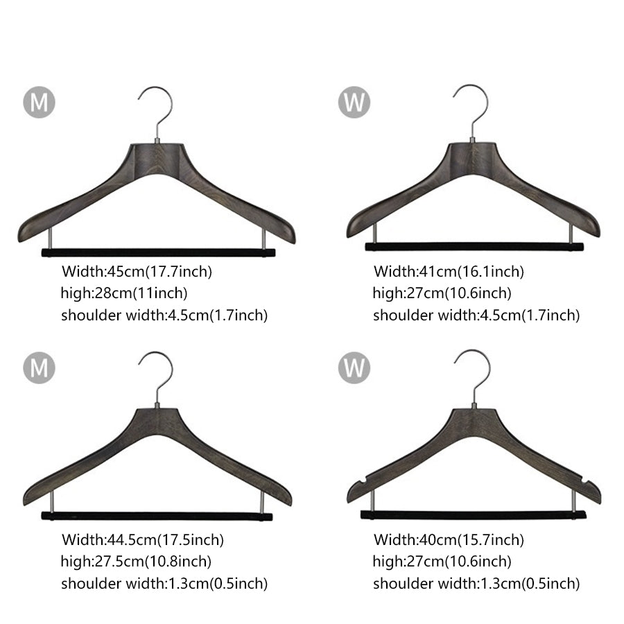 Premium Beech Wooden Hanger: Elegant Storage Solution