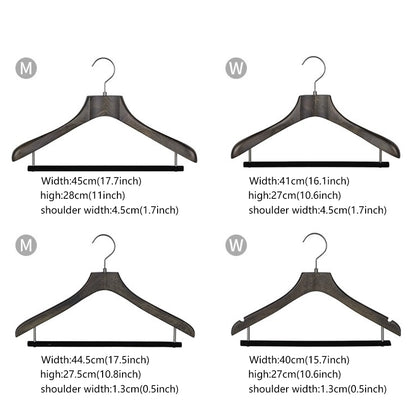 Premium Beech Wooden Hanger: Elegant Storage Solution
