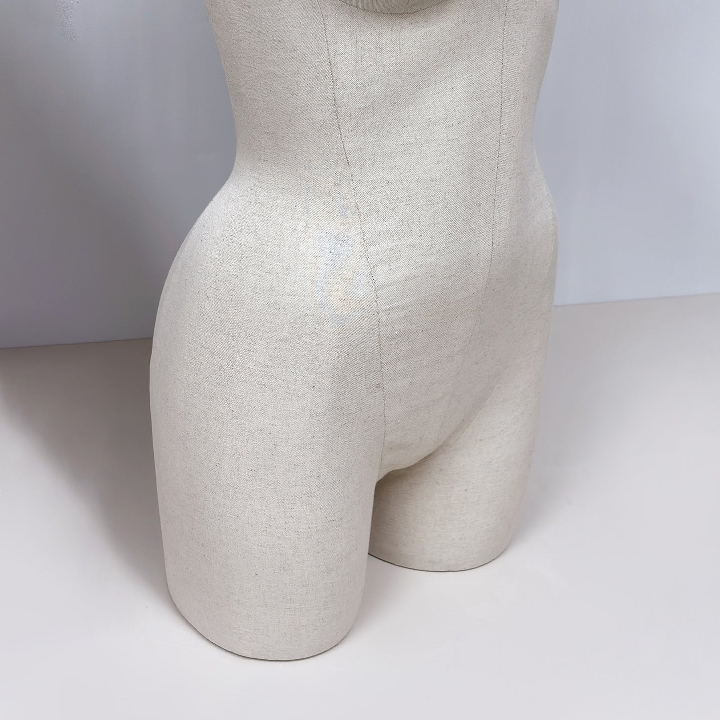 JELIMATE Half Body Mannequin Torso, Linen Dress Form for Lingerie Underwear Display