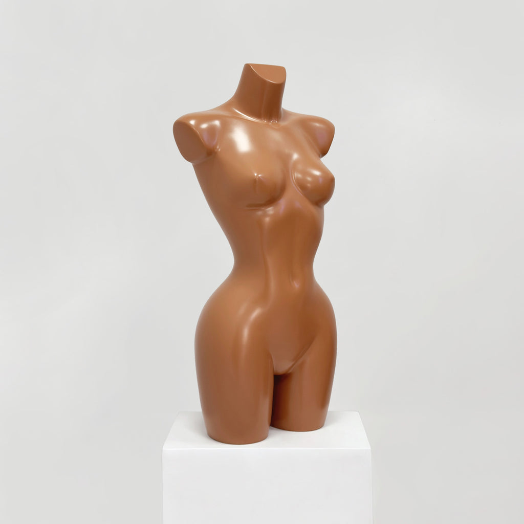 JELIMATE Female Torso Mannequin with Bust & Slim Waist – Lingerie & Swimwear Display Form
