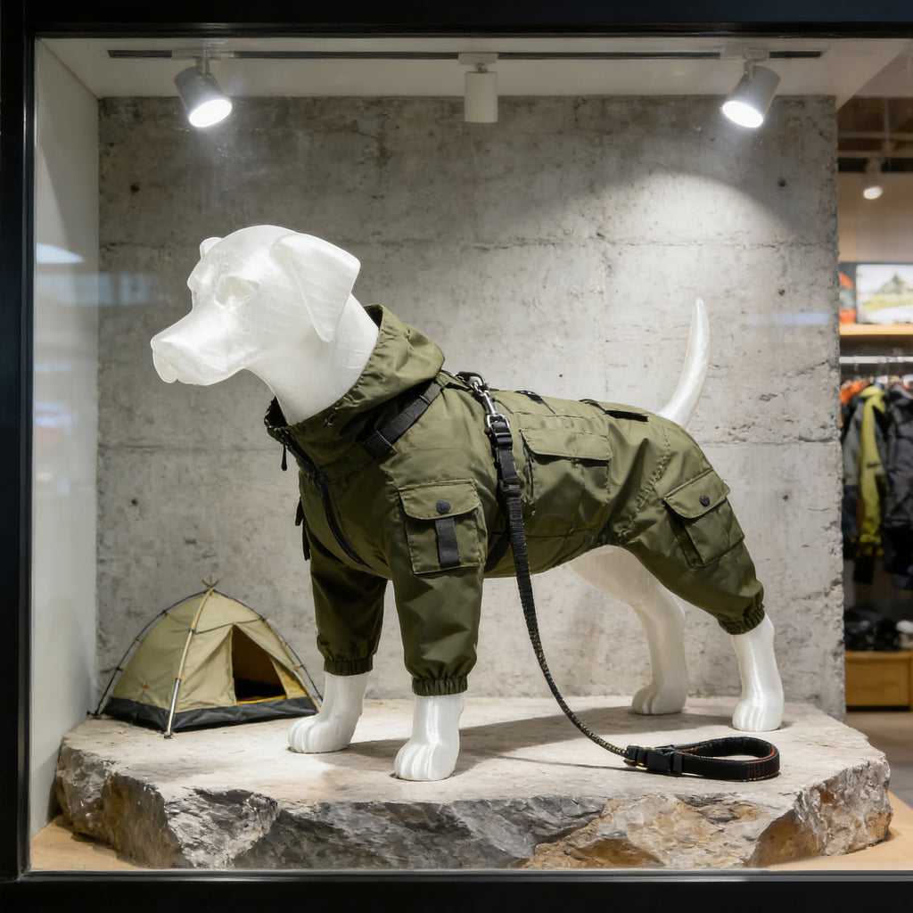 Premium Dog Mannequin Display - Magnetic Detachable Pet Clothing Model