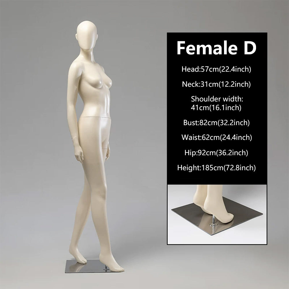 JELIMATE Female Full Body Mannequin | 21 Styles | Luxury Boutique Display Dress Form