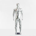 Male Mannequin Full Body - Electroplated Muscular Sports Display Model 192cm