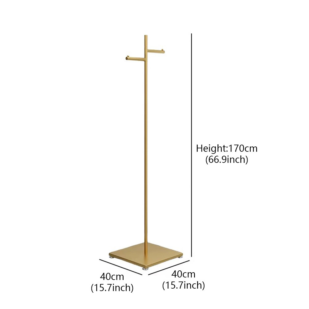 Jelimate Appendiabiti Appendiabiti in Metallo Nero Bianco Argento Oro Moda, Appendiabiti in Metallo da 180 cm, Scaffale per Negozio di Abbigliamento per Donna Bambino Uomo, Appendiabiti per Esposizione