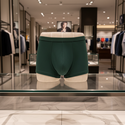JELIMATE Male Underwear Display Mannequin Bottom – Fiberglass Butt Form with Linen Cover