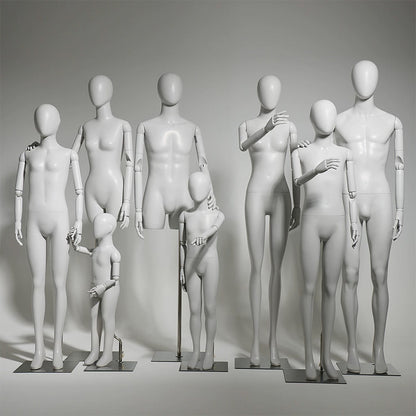 JELIMATE Articulated Full-Body Mannequin | Children & Adult Display Forms