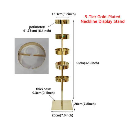 JELIMATE Fashion Shirt Collar Display Stand | 2-5 Layer