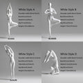 Full Body Female Yoga Mannequin - 8 Dynamic Poses
