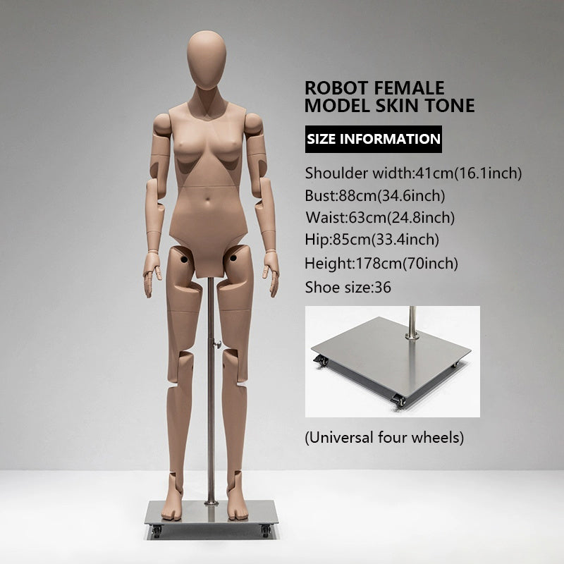 Flexible Model Male/Female/Kids - Posable stylish Full-Body Mannequin | JELIMATE