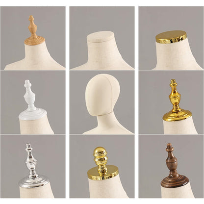 Mannequin Head Cap Replacement Top Cover Gold Silver & More | JELIMATE