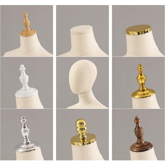 Mannequin Head Cap Replacement Top Cover Gold Silver & More | JELIMATE