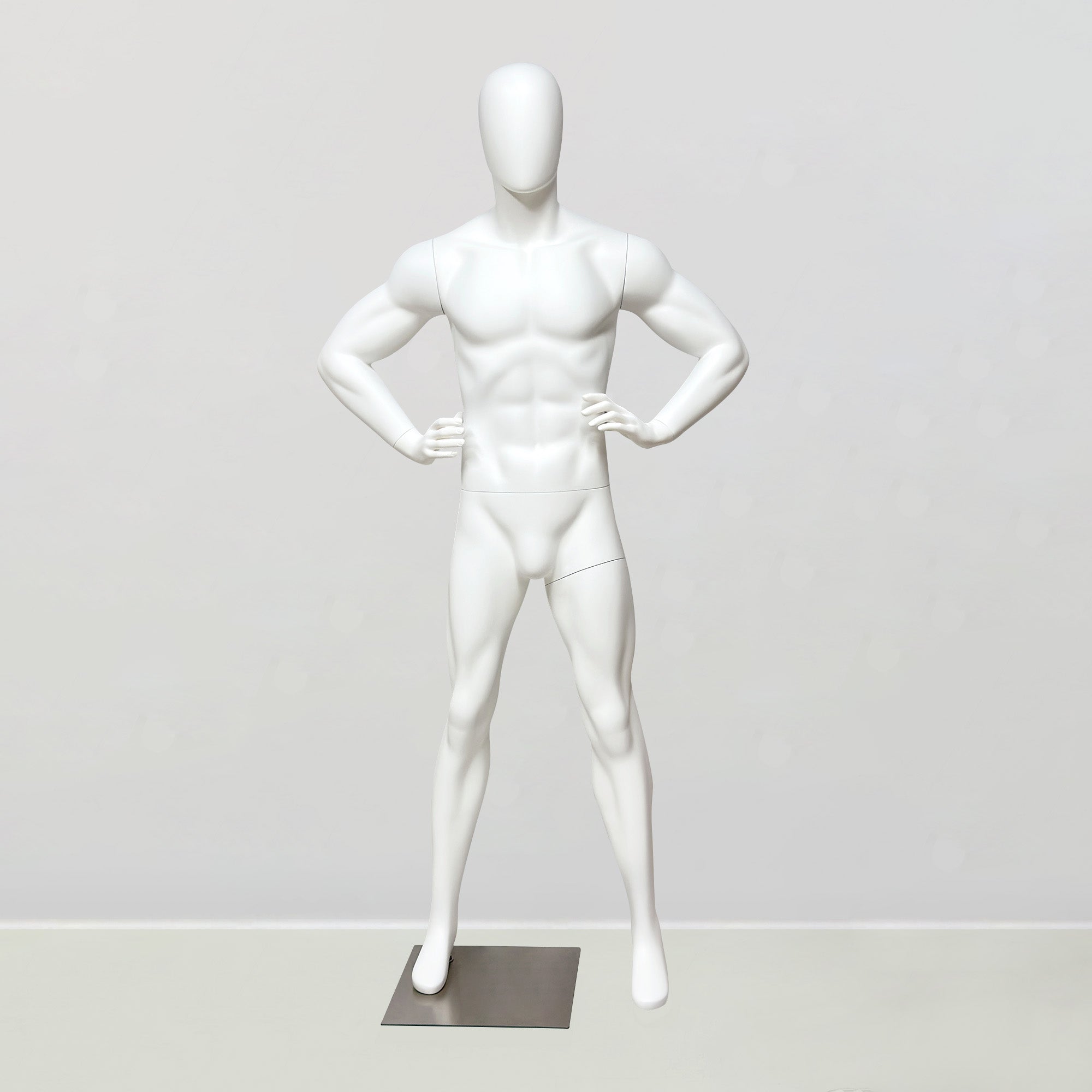 Male Athletic Mannequin - Muscular Fitness Display Mannequin with Detachable Arms and Legs for Sportswear