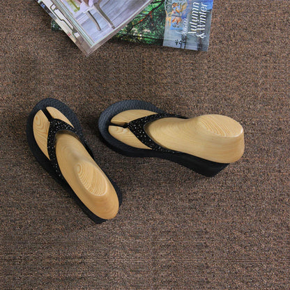 9" Natural Wood Grain Foot Mannequin - Seamless Display for Shoes & Accessories