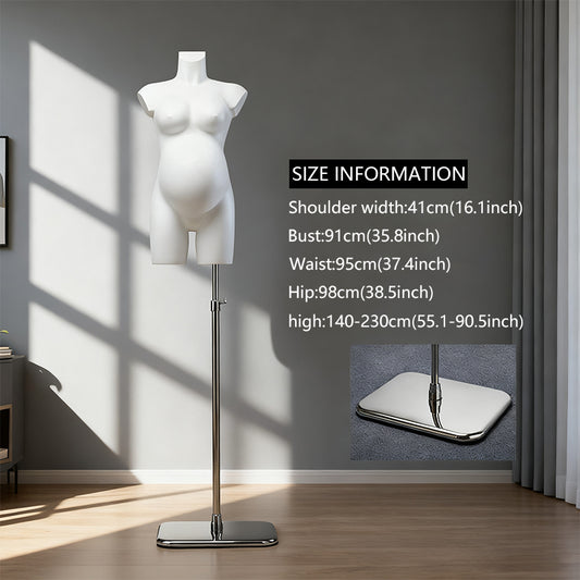 Maternity Wear Mannequin: Realistic Full-Body & Half-Body Display for Pregnant Women’s Fashion