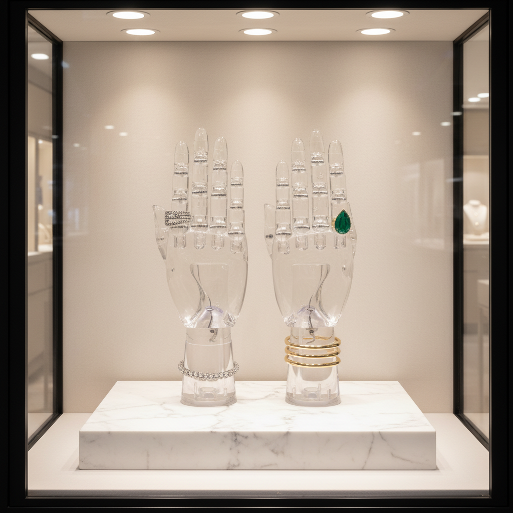 高档珠宝店橱窗展示1