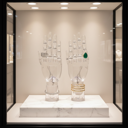 高档珠宝店橱窗展示1