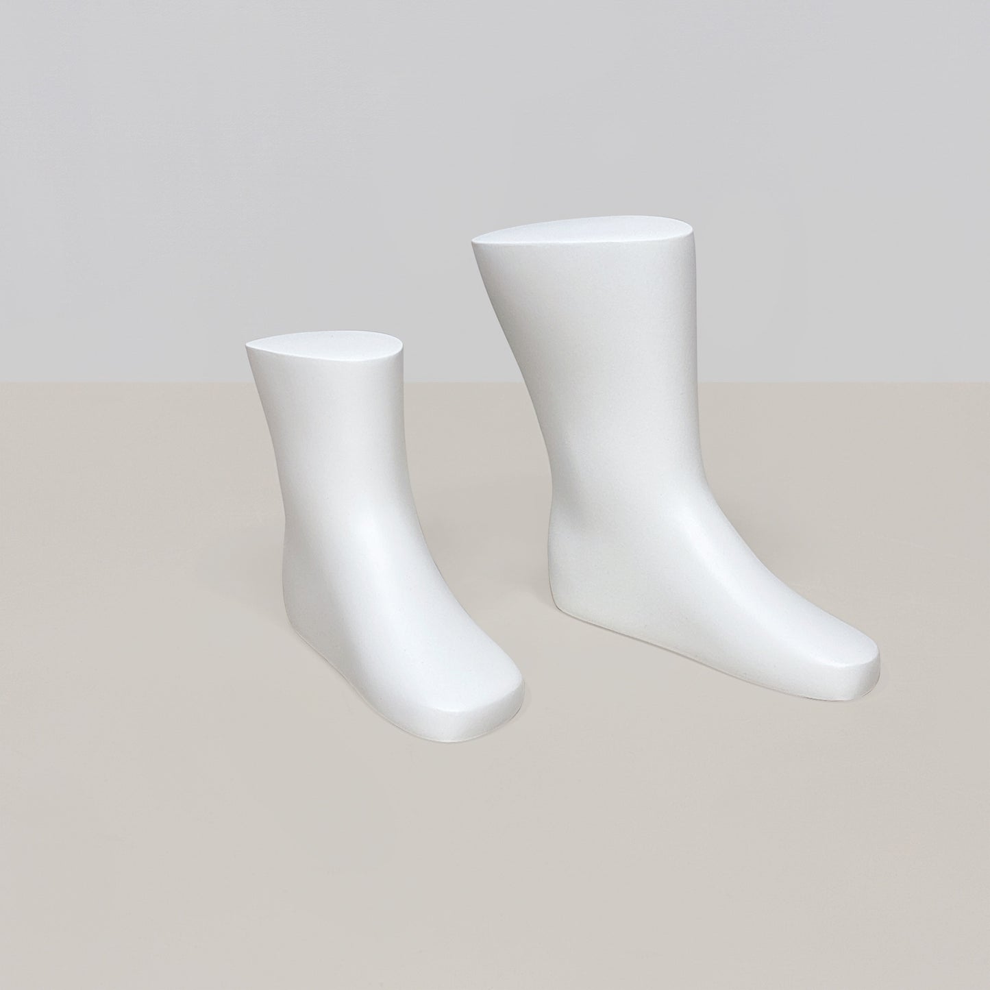 Mannequin Foot Display Props | Male Female Kids Fiberglass Foot Model for Sock & Shoe Store