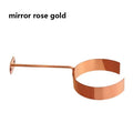 Stainless Steel Wall-Mounted Fashion Shirt Collar Display Stand - Gold/Silver/Rose Gold for Boutique Apparel & Shoes