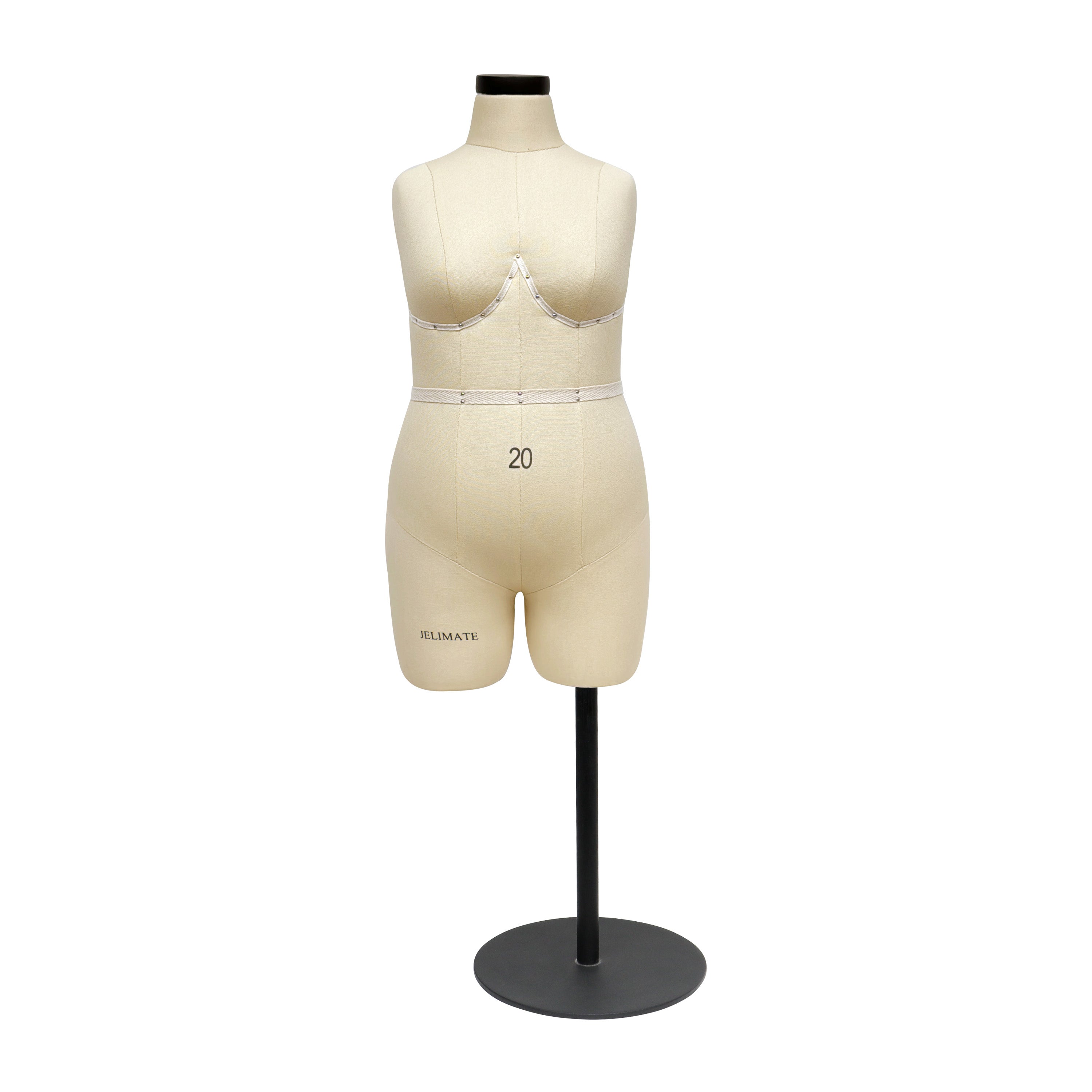 Half Scale Dress Form (1:2) - Plus Size Dress Mannequin (Size 20)