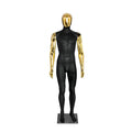 Professional Male Mannequin - Electroplated Display with Rotating Head
