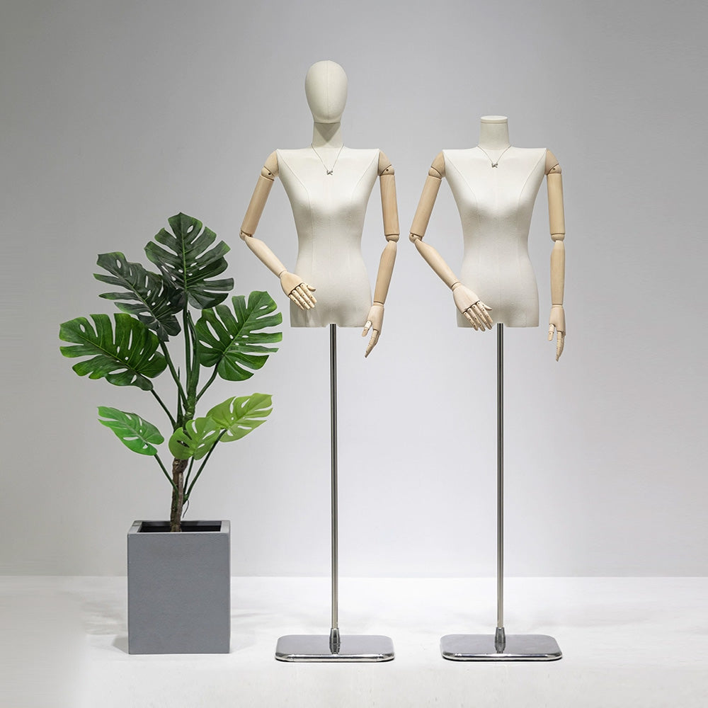 JELIMATE Premium Female Mannequin Torso – Professional Dress Form for Retail Photography