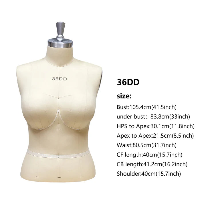 JELIMATE Professional Lingerie & Bra Fitting Dress Form