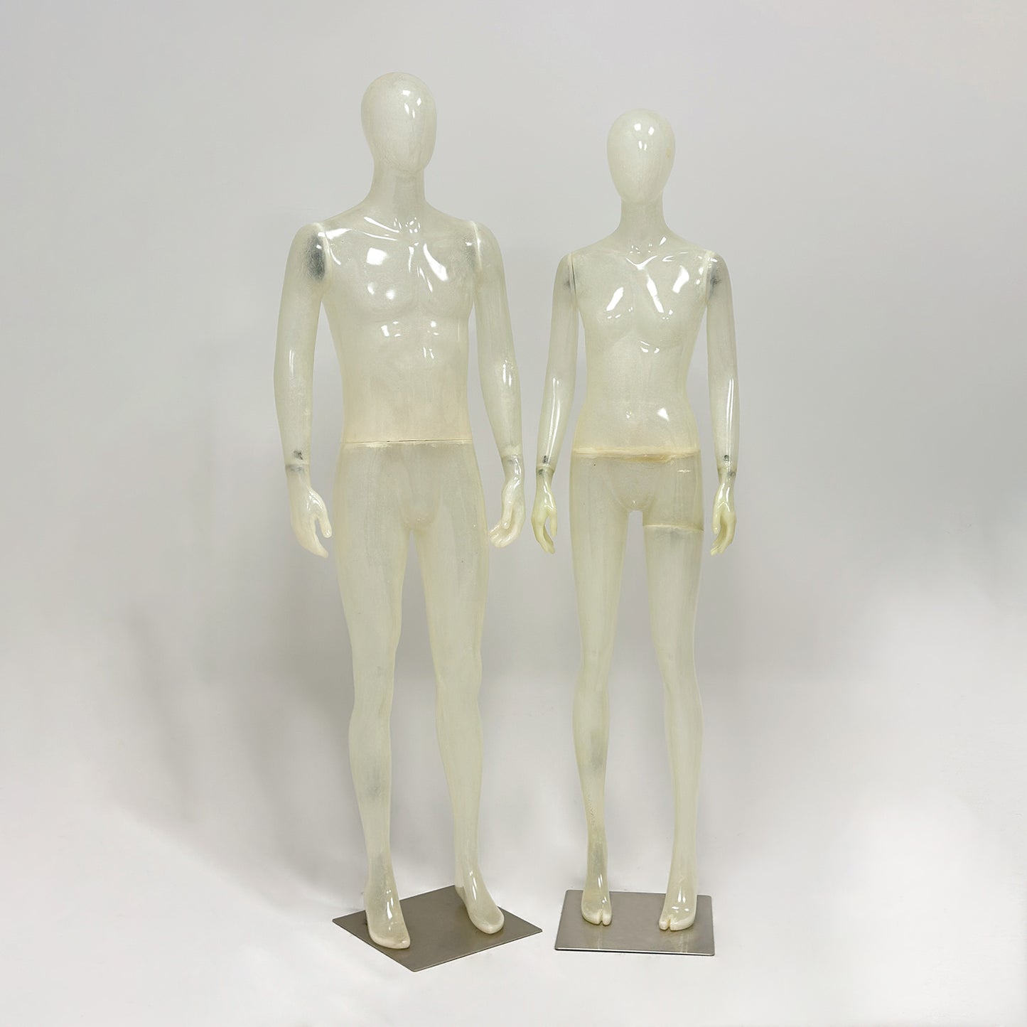 Premium Translucent Frosted Mannequin | Full Body Display for Luxury Boutiques