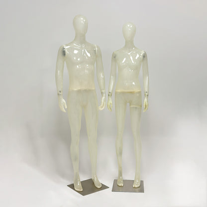 Premium Translucent Frosted Mannequin | Full Body Display for Luxury Boutiques