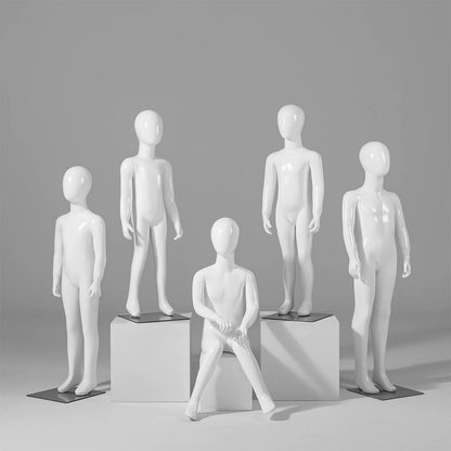 JELIMATE Child Mannequin Full Body & Half Body for Kids Clothing Store Display