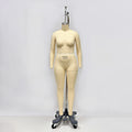 Plus Size Dress Form with Collapsible Shoulders - Professional Female Full Body Draping Mannequin