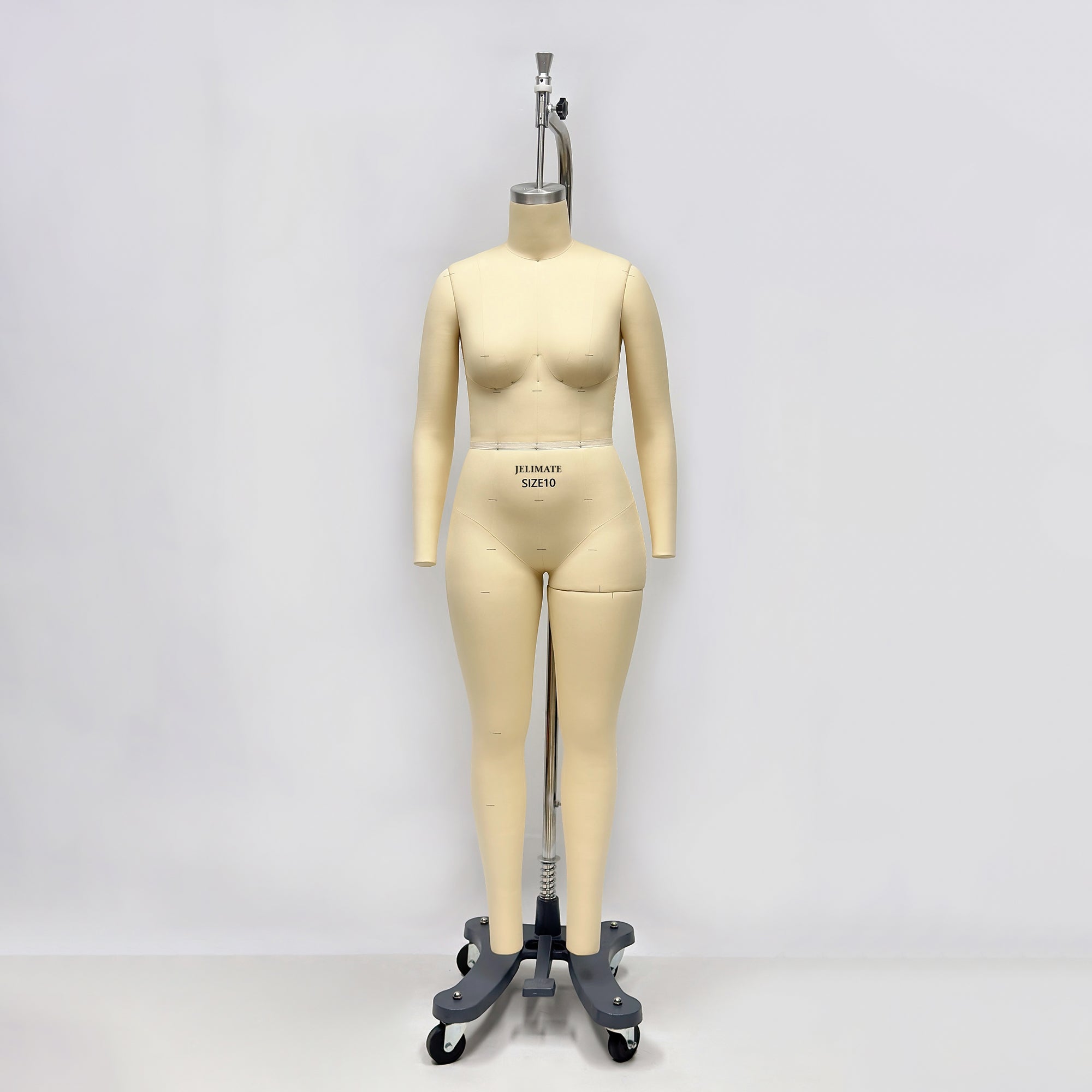 Plus Size Dress Form with Collapsible Shoulders - Professional Female Full Body Draping Mannequin