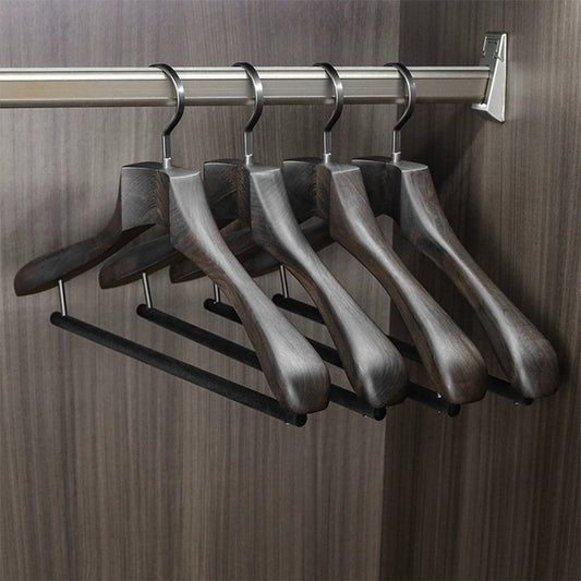 Premium Beech Wooden Hanger: Elegant Storage Solution