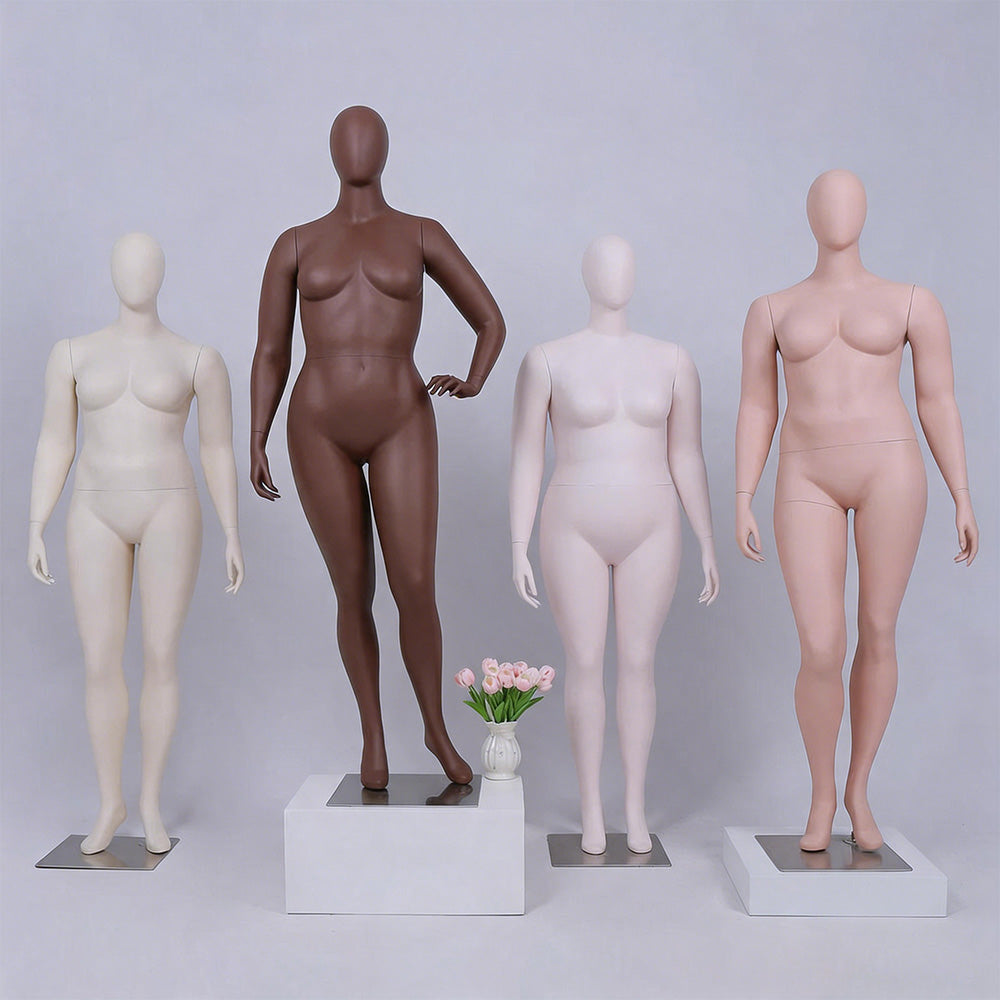 JELIMATE Plus Size Female Mannequin | Full Body & Half Body | Clothing Lingerie Swimwear