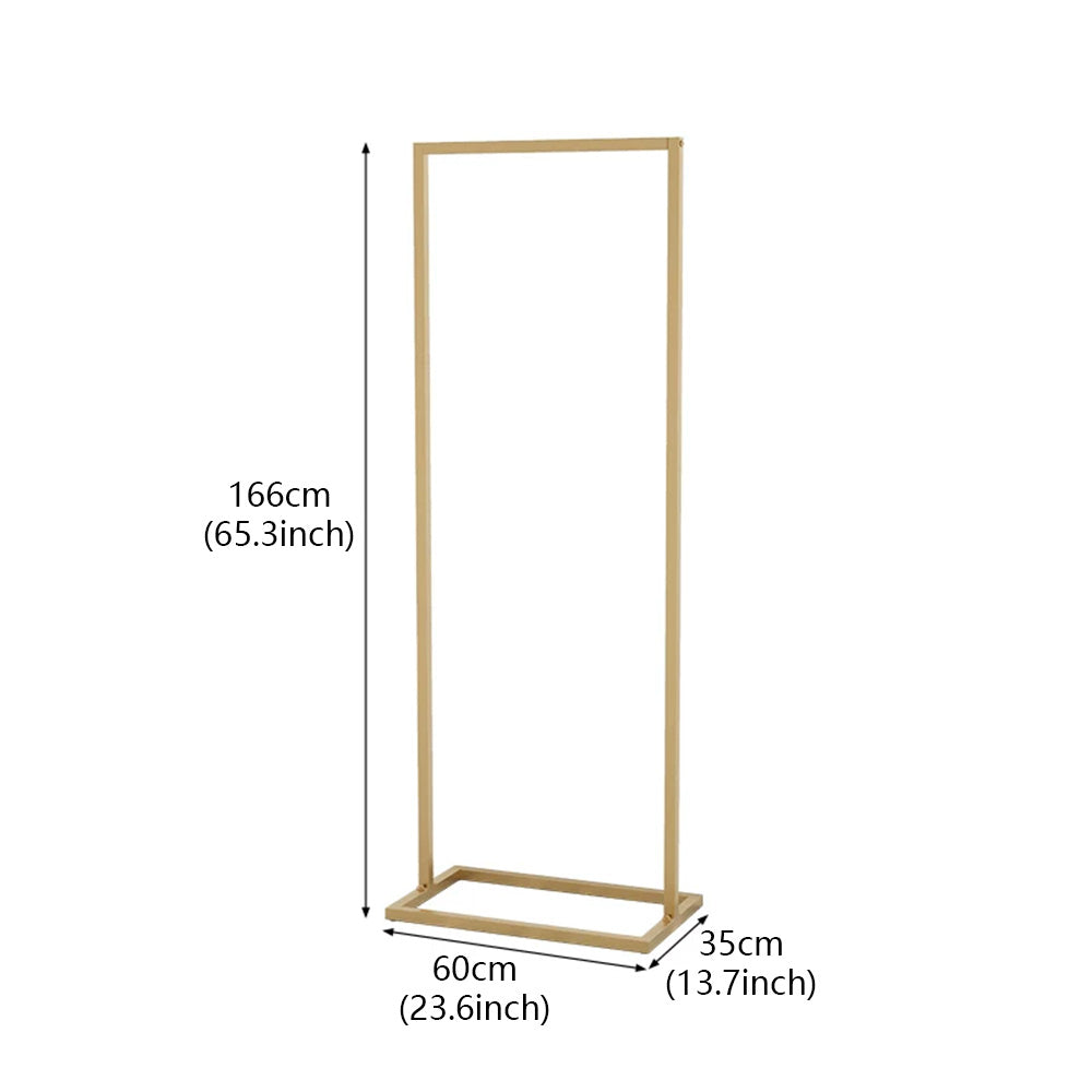 JELIMATE Freestanding Metal Clothing Garment Rack Display Stand for Boutique Bedroom