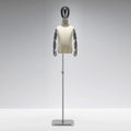 JELIMATE Kids Electroplated Mannequin | Gold Silver Dress Form for Kids Streetwear Display