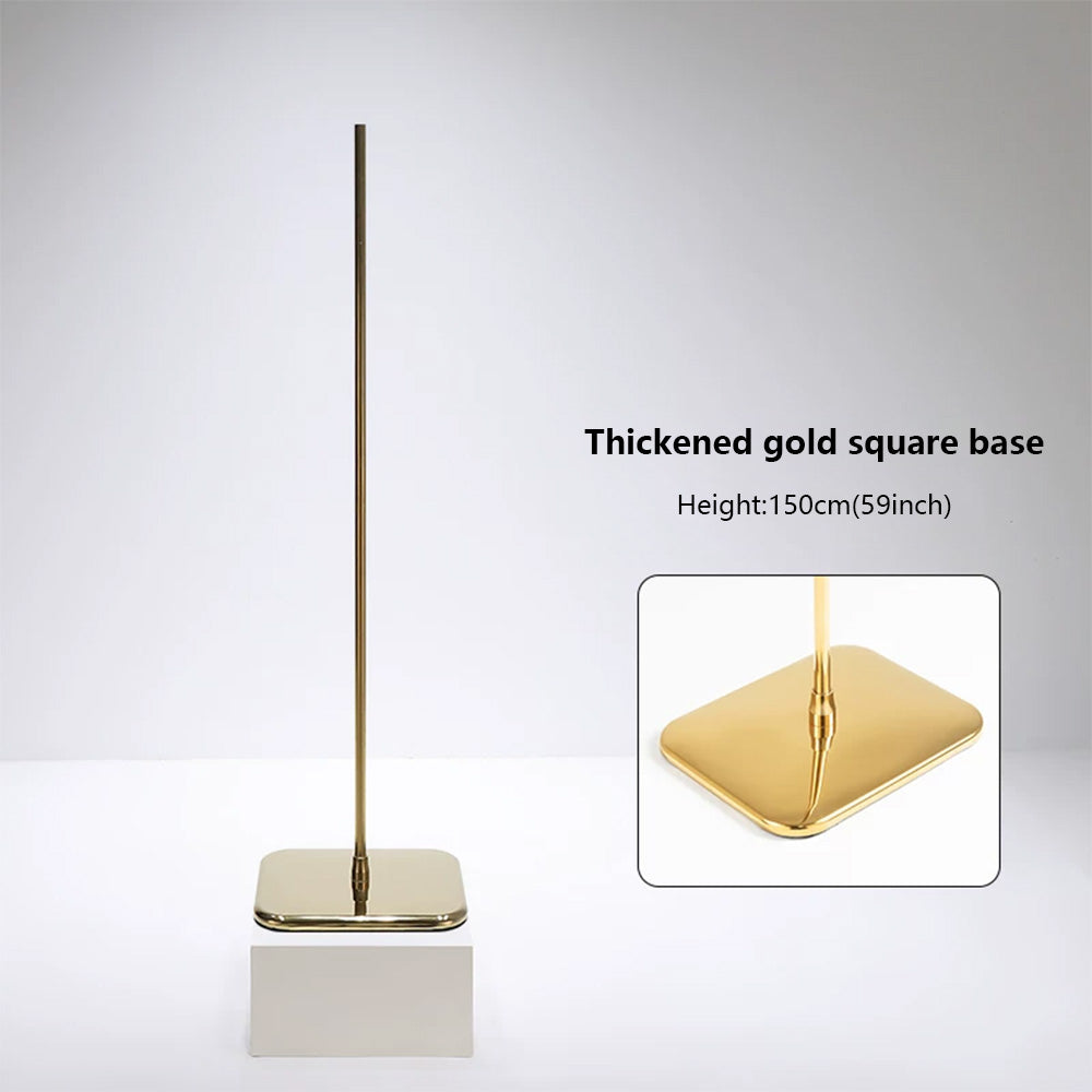 JELIMATE Half Body Mannequin Stand Base | Stainless Steel Retail Display Pole Stand