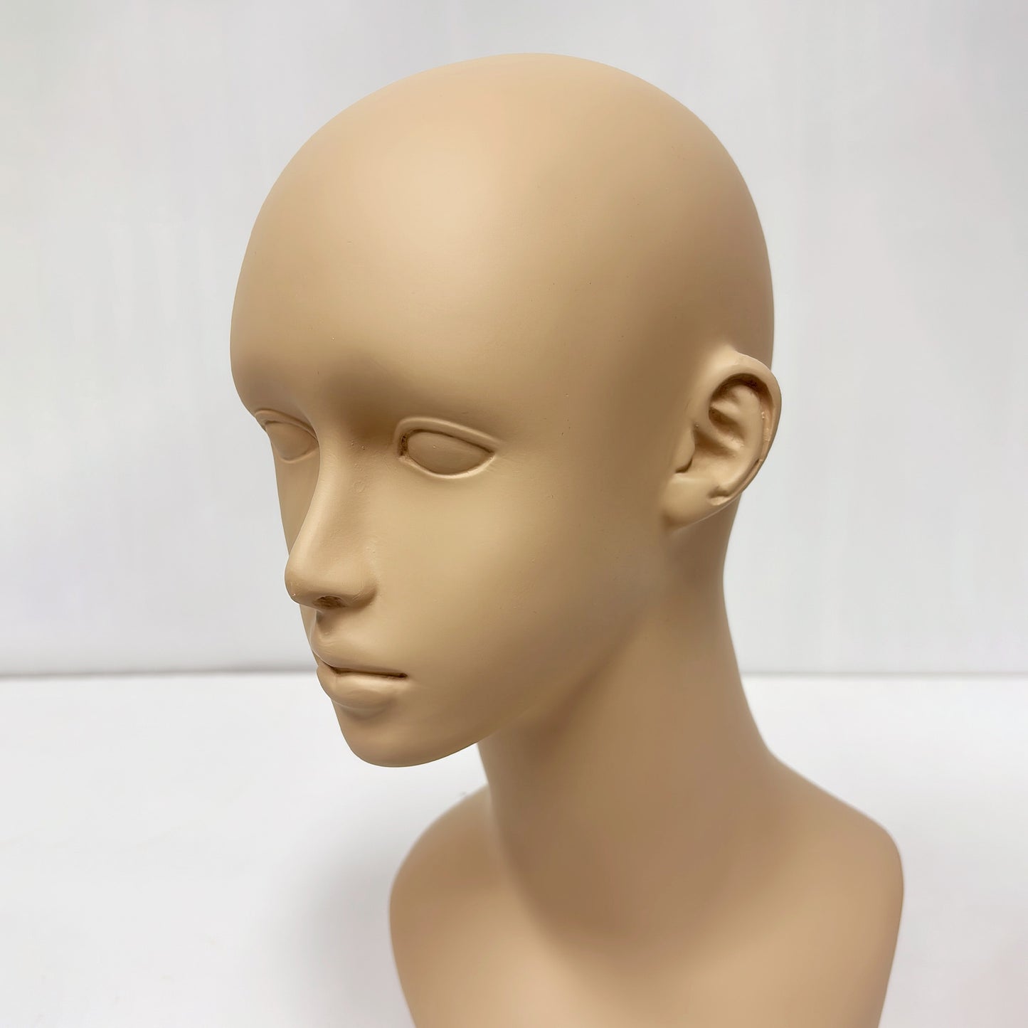 JELIMATE Mannequin Head for Wigs Hats Scarves, Male Female Fiberglass Wig Display Head