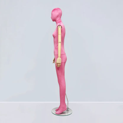 Colorful Female Full Body Mannequin - 71.6" Premium Fiberglass Adjustable Display Mannequin
