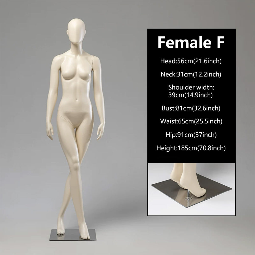 JELIMATE Female Full Body Mannequin | 21 Styles | Luxury Boutique Display Dress Form