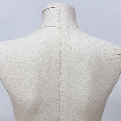 JELIMATE Half Body Mannequin Torso, Linen Dress Form for Lingerie Underwear Display