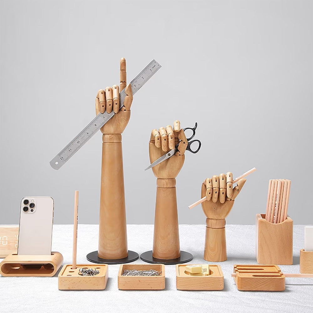 JELIMATE Mannequin Hand Display Model for Jewelry Rings Nails Hats Cosmetics