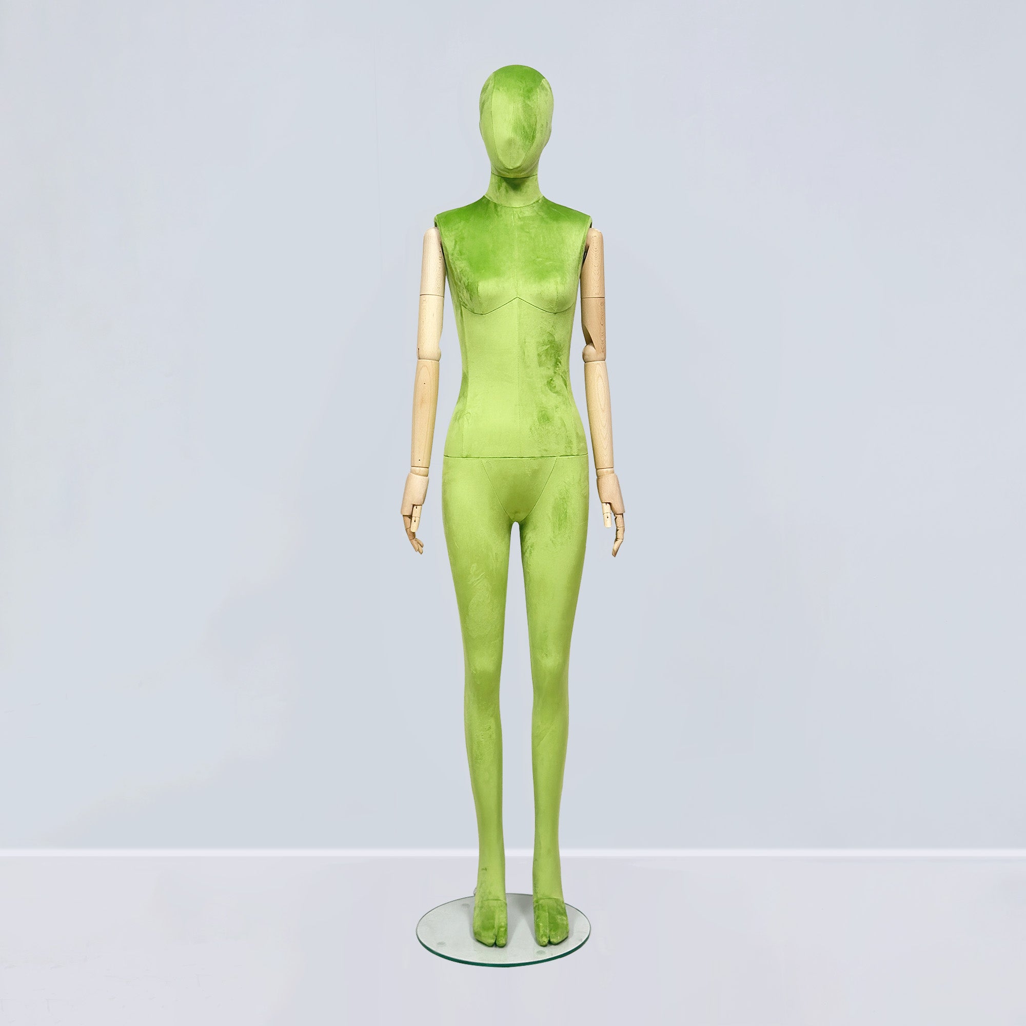 Colorful Female Full Body Mannequin - 71.6" Premium Fiberglass Adjustable Display Mannequin