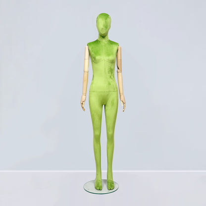 Colorful Female Full Body Mannequin - 71.6" Premium Fiberglass Adjustable Display Mannequin