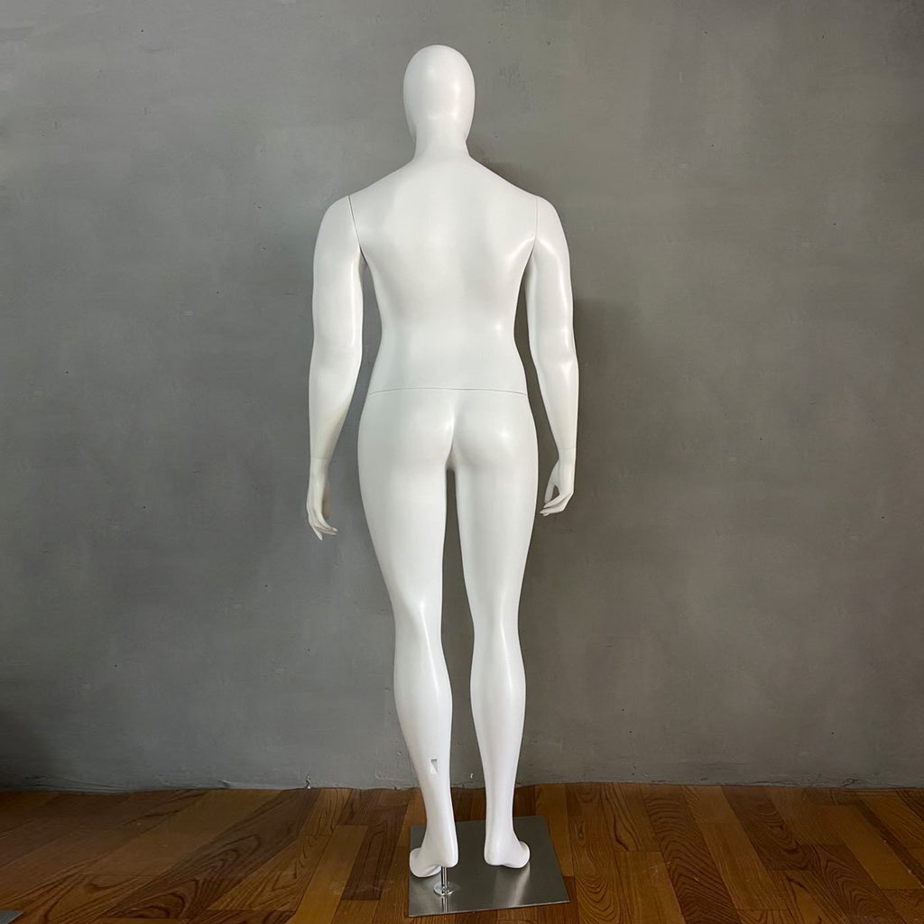 Jelimate Clothing Store Female Plus Size Mannequin Full Body,White Dress Form Male Display Mannequin Plus Size Model,Plus Size Dress Form Clothing Display Mannequin