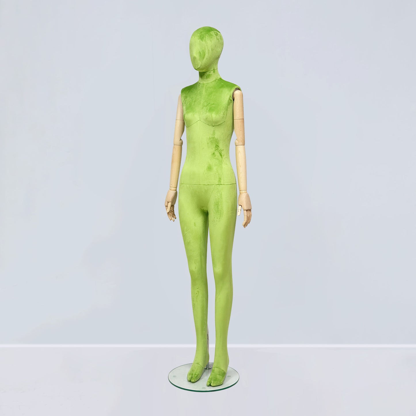 Colorful Female Full Body Mannequin - 71.6" Premium Fiberglass Adjustable Display Mannequin