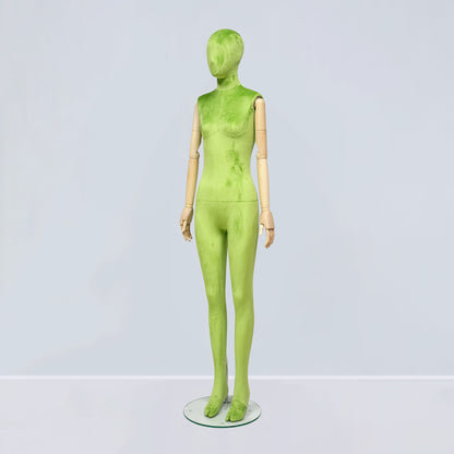 Colorful Female Full Body Mannequin - 71.6" Premium Fiberglass Adjustable Display Mannequin