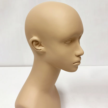 JELIMATE Mannequin Head for Wigs Hats Scarves, Male Female Fiberglass Wig Display Head